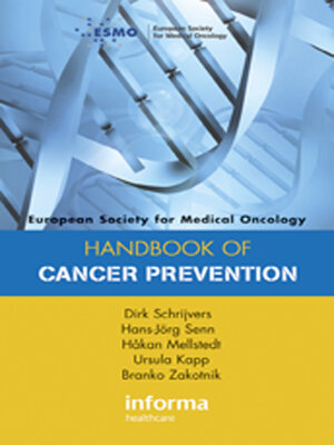 cover image of ESMO Handbook of Cancer Prevention